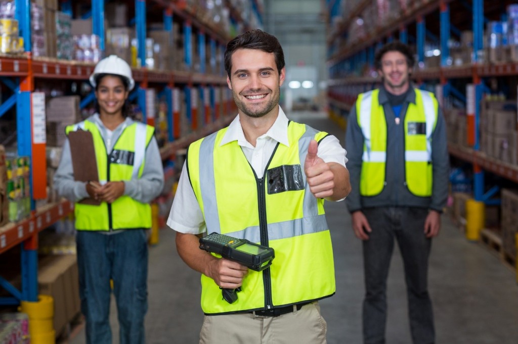 Employees happy at work