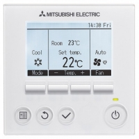 Mitsubishi Electric PLA-ZRP125BA/PUHZ-SHW140YHA (3 phase) 12.5KW 42,000btu Ceiling Cassette Zubadan Inverter Heat Pump System