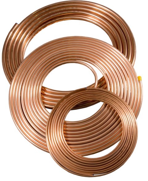 Copper Refrigeration Pipe 3/8" 15M Roll coils< COPPER COIL PIPE Copper pipe 