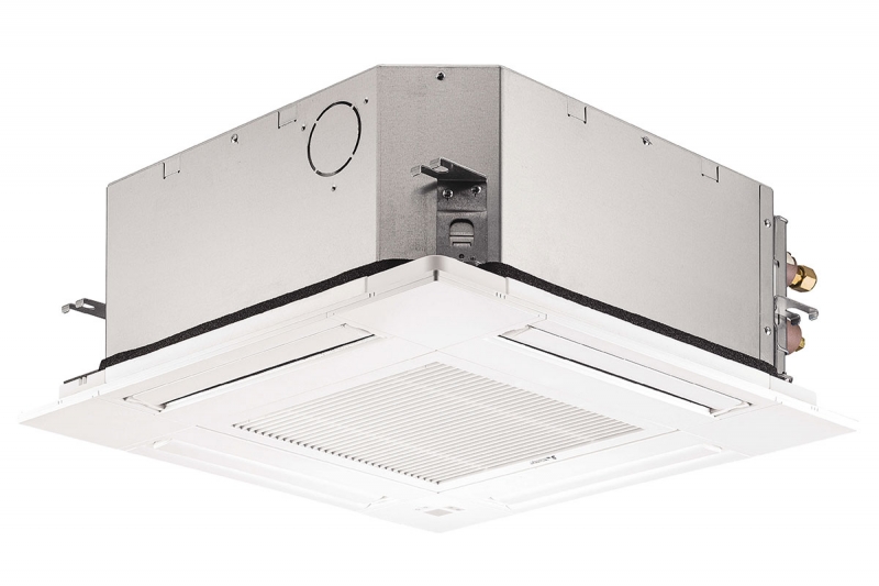 Mitsubishi Electric SLZ-M25FA/SUZ-KA25VA6 2.5kW 9,000btu Inverter Heat Pump 600x600 4-Way Blow Ceiling Cassette System