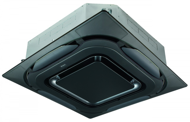 Daikin FCAHG71H/RZAG71MV1 7.1kW 24,000btu R32 Heat Pump High COP Roundflow Alpha Ceiling Cassette System (Black Panel)