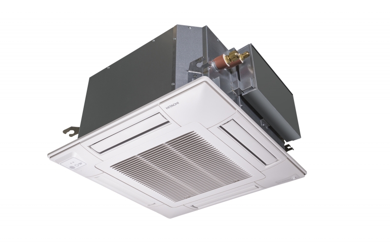 Hitachi RAI-35RPE 3.5kW 12,000btu R32 Heat Pump Multi-split Light Commercial Ceiling Cassette - Indoor Unit Only